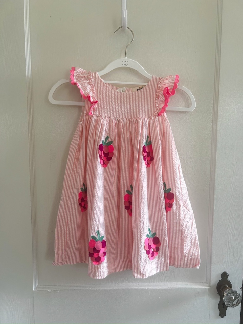 Mini Boden 3-4Y Strawberry Dress